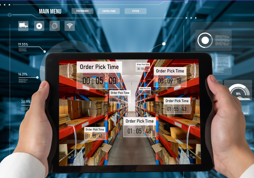 Warehouse management system on a tablet | Flex Warehouse Space | Tasman Logistics Services