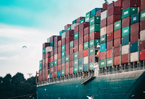 Massive container ship is moored in the water | Sea Freight Transport | Tasman Logistics Services